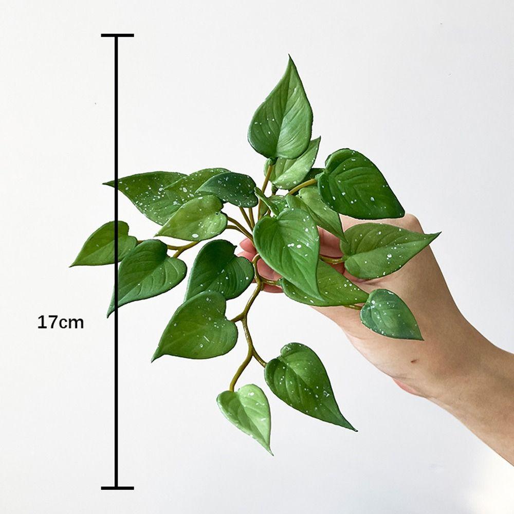 Реалистичные поддельные листья плюща ручной работы мини-букет искусственные медные монеты трава растения офис