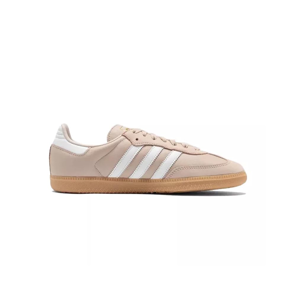 Adidas Originals SAMBA OG W Кожаные Кроссовки Серо-коричневый Размер и IE6523, Бежевый, 26.5см, Мужские Женские [IE6523]