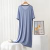 Spring and Summer Printed Nightgowns Women's Plus Size Homewear Nightgown Dress