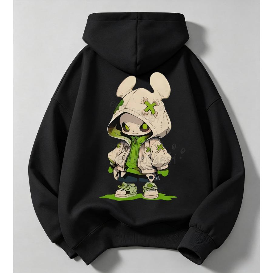 Korean-style Small Bear Loose and Breathable Comfortable Top Autumn/Winter Cute Hooded Children's Sweatshirt