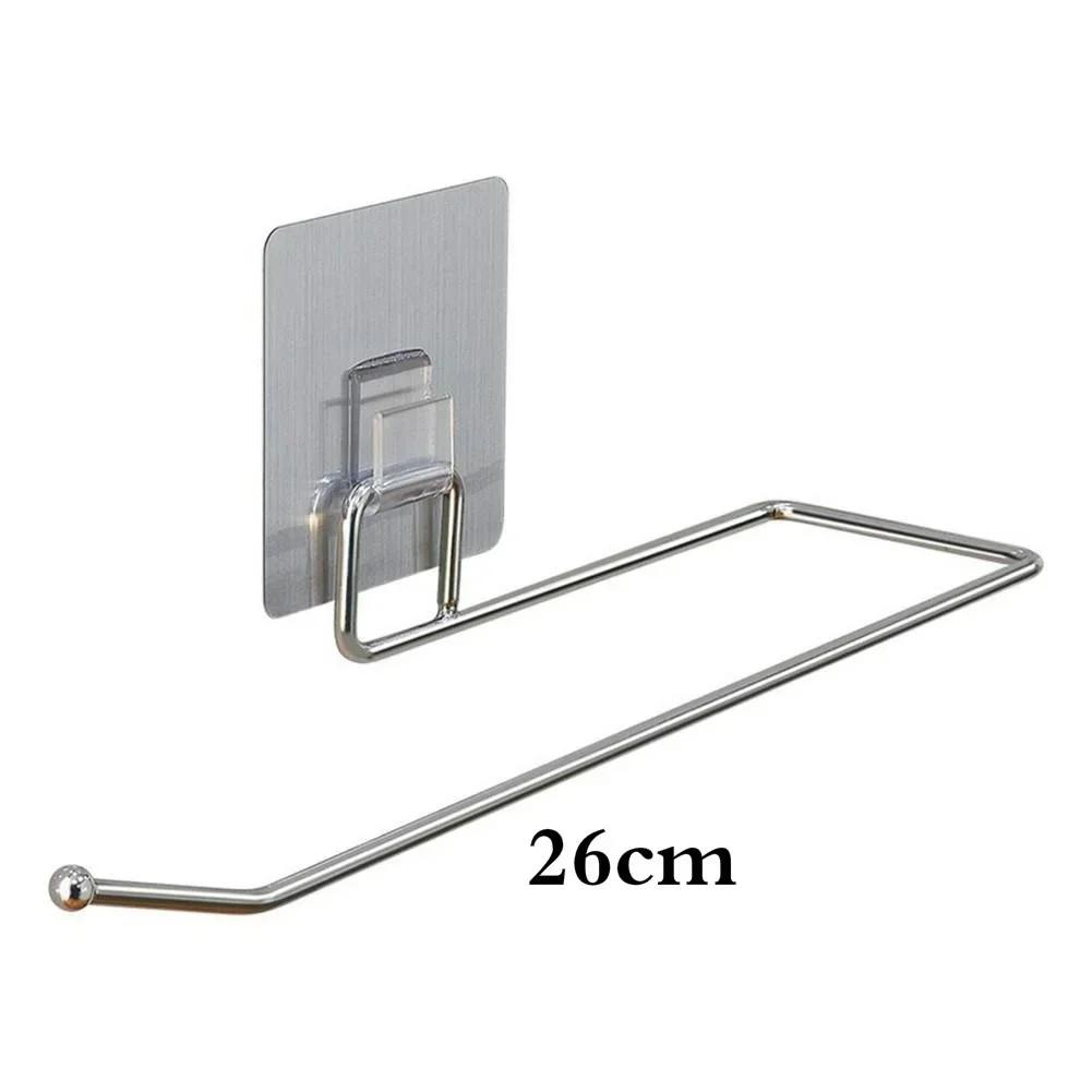 Kitchen Holder Hanging Toilet Roll Paper Holder Towel Rack Suitable for Kitchen Convenient and Simple Bathroom