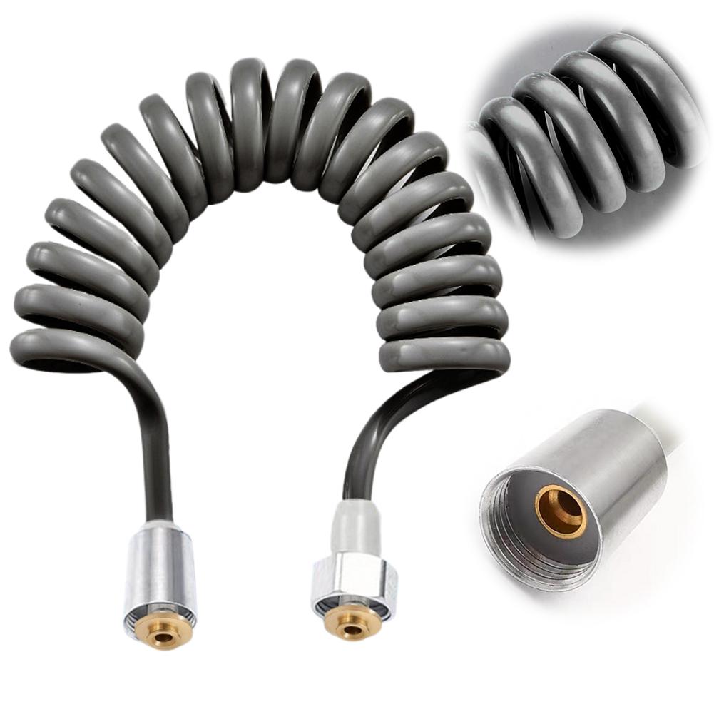 1/1/1M Spring Shower Nozzle Sprinkler Hose Flexible Shower Hose Spring Shower Telephone Line Hose Spring Tube Bidet Accessory
