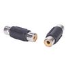 10Pcs Rca Female To Female Coupler Plug Audio Video Av Cable Adaptor Rca Joiner