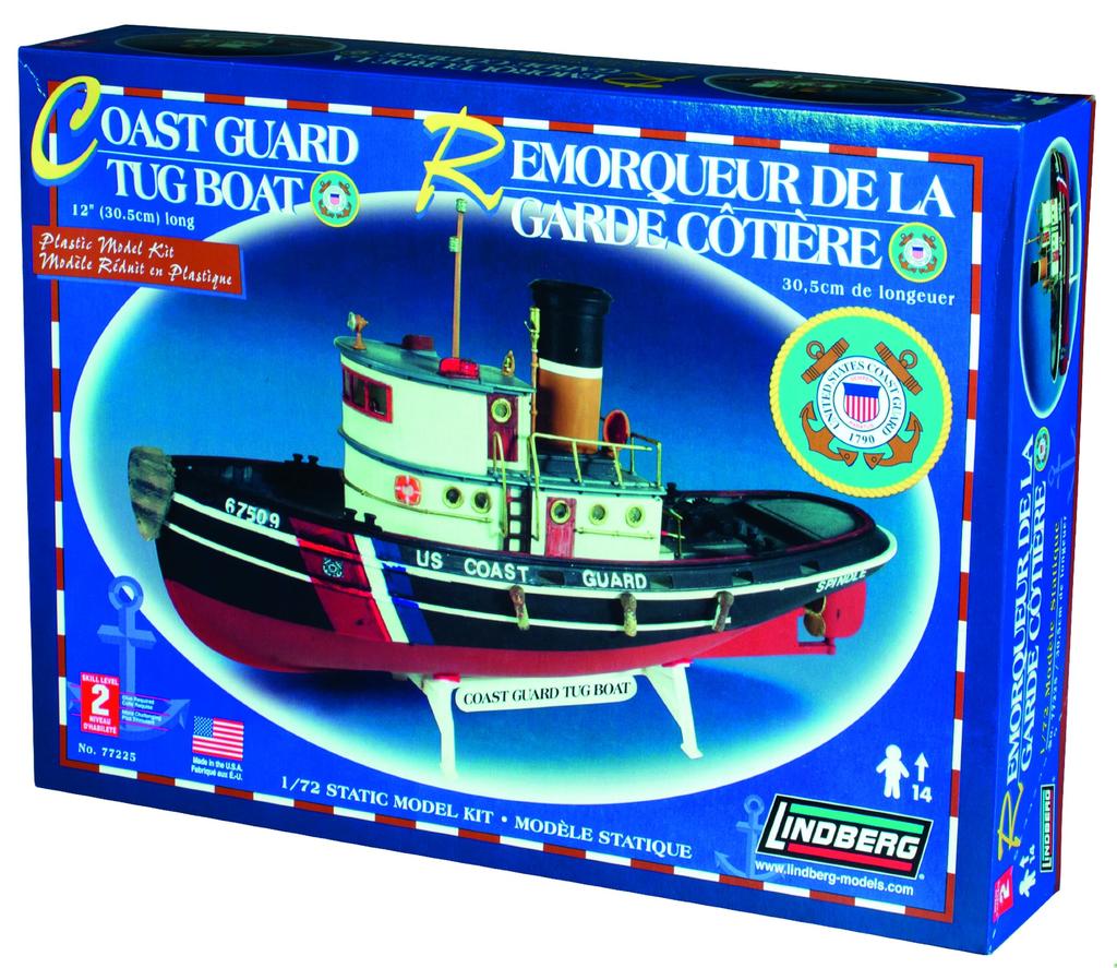 PLATZ Пластиковая модель буксира береговой охраны LN77225 1/72