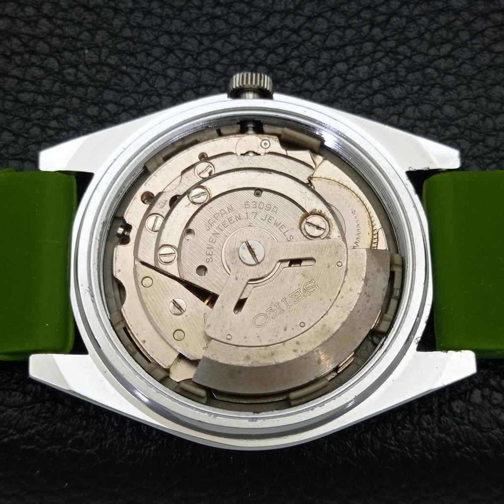 АВТОМАТИЧЕСКИЕ SEIKO 5 JAPAN МУЖСКИЕ 6309A ВОССТАНОВЛЕННЫЕ ЗЕЛЕНЫЙ ЦВЕТ ЦИФЕРБЛАТ ЧАСЫ a440254-4