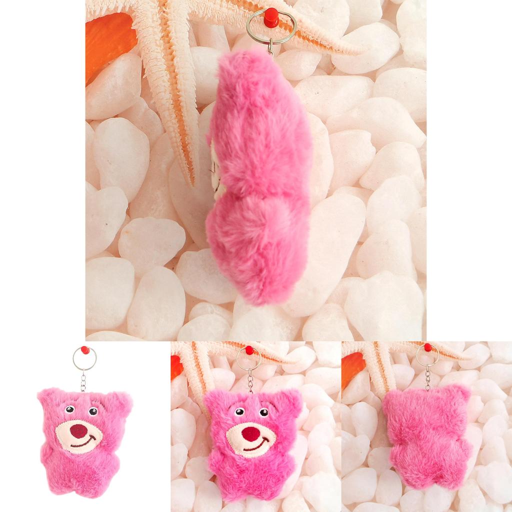 Lotso Plush Keychain Soft Toy Car Pendant Gift For Kids And Teens