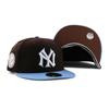 Трендовая цветная кепка New York Yankees MLB 50TH COLOR BRIM NEW ERA NEW YORK YANKEES 5950 с боковым патчем Р-р 7-34 [Б/у]