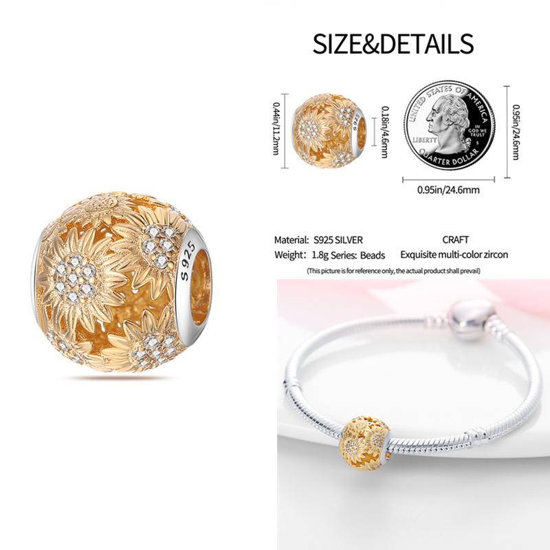 Charms Fit Diy Original Bracelet Real S925 Sterling Silver Beads Luminou Pendants Firefly Ocean Series Dangle Fine Jewelry