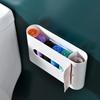 Trash Bags Storage Box Wall Mounted Plastic Garbage Bag Dispenser Waste Bag Holder Organizer For Bathroom Kitchen