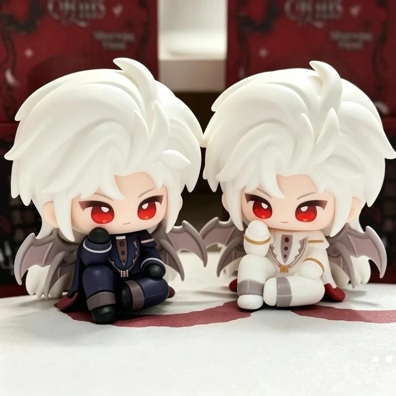 Mini Love And Deepspace Sylus Silverwing Fiend Figure Anime Statue Model Desktop Ornament Collectible Toys Decor Game Fans Gift