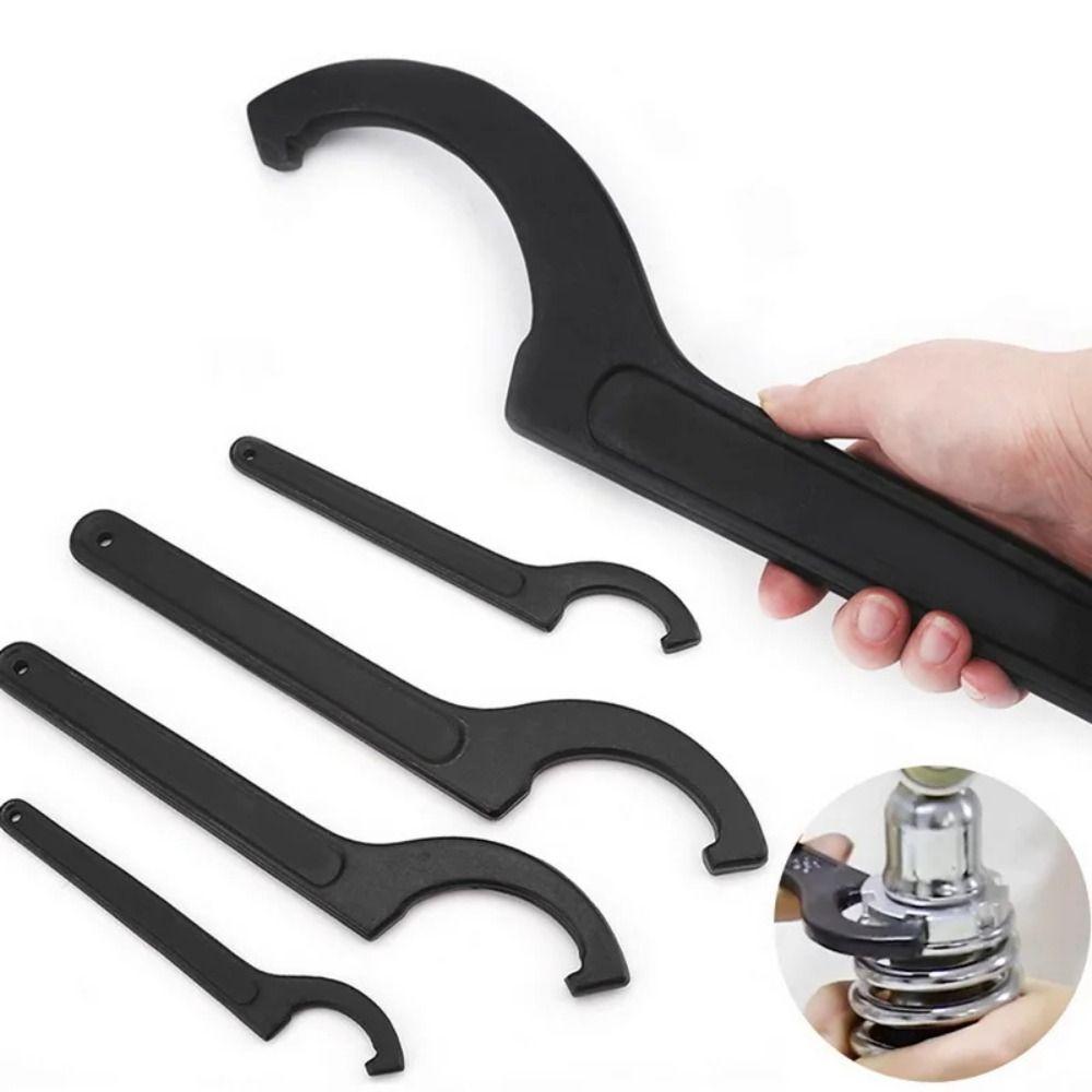 Round Nut Hook Wrench Adjustment Crescent Wrench Portable C Hook Spanner Hand Tool