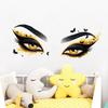 Желтые глаза бабочка наклейка на стену фоновая стена гостиная креативное украшение самоклеящаяся наклейка на стену