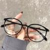 Myopia Prescription Glasses Women Men Vintage Round Eyeglasses Anti-blue Light Nearsighted Glasses Unisex