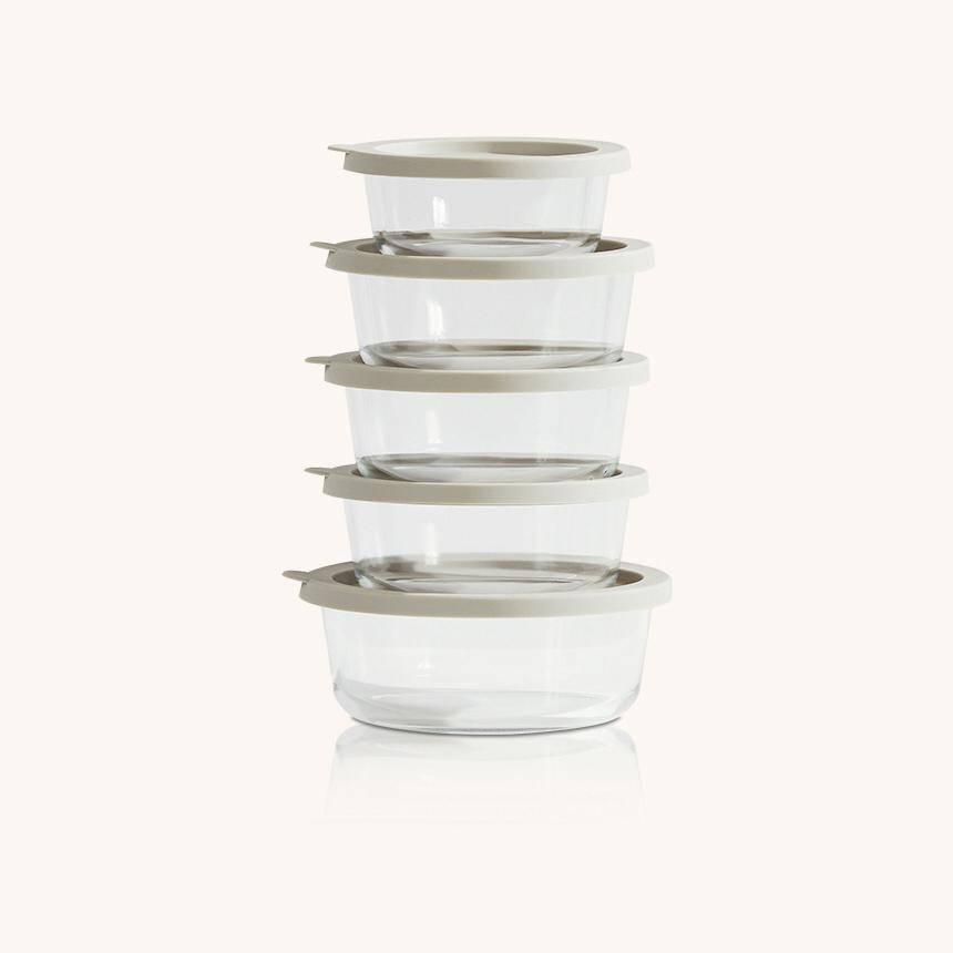 Стеклянный контейнер для хранения продуктов Corelle Square 3 шт. (320ml) BPA бесплатно