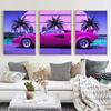 Несколько штук Synthwave Countach Retrowave автомобильные постеры, холст, картина, настенная картина для гостиной, украшения дома