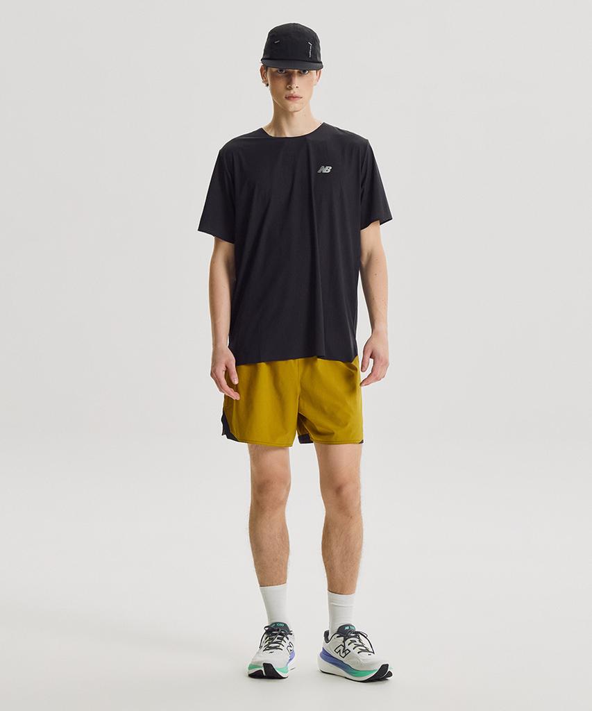 New Balance Nbneg36301 / Мужская ультралегкая футболка с коротким рукавом Rc (черный)