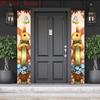 2pcs Chinese New Year & Easter Calligraphy Bunny Traditional Door Couplet
