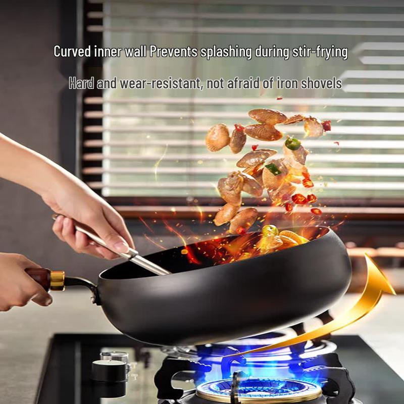 Midea Uncoated Fine Iron Flat-Bottom Cooking Pot