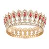 European Princess Queen Tiara King Tiaras Crystal Full Crown Baroque Pageant Crowns  Cake Topper
