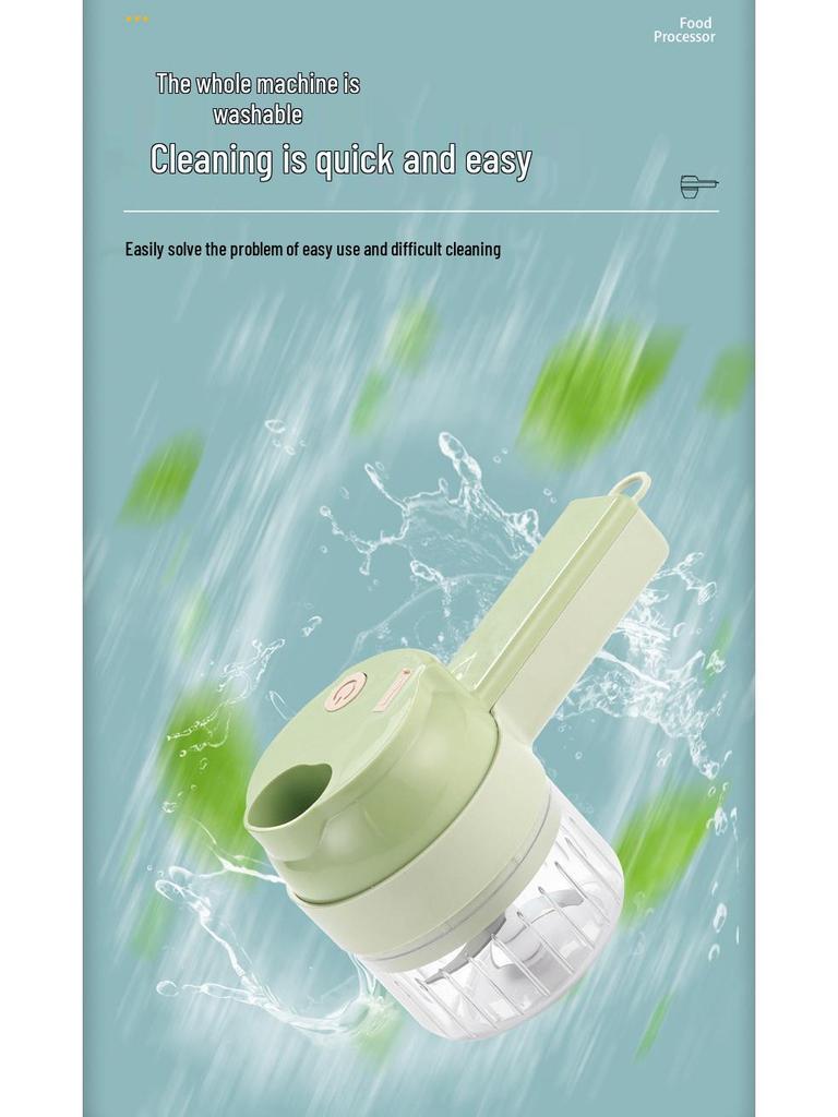 Электрический Гатлинг кухонный комбайн: Универсальный ручной измельчитель овощей, чеснокодавилка и слайсер