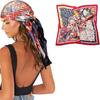 Mulberry Silk Feeling Head Scarf Women's Fashion Square Neck Satin Scarfs for Bag Hair Scarves