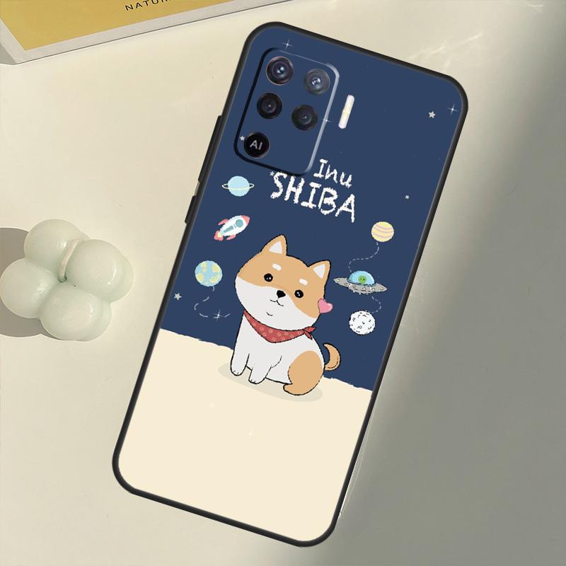 Милый чехол Shiba Inu для OPPO A74 A94 A54 A1K A15 A16 A52 A72 A83 A91 A93 A53S A5 A9 A31 A53 2020, чехол