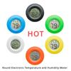 Мини ЖК-цифровой термометр Термогигрометр Круговой тестер температуры и влажности Термометры Датчик Детектор Метеостанция