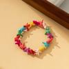 Multicolor Starfish Charm Bracelet Adjustable Starfish Bracelets Fashion Bohemian Bracelet