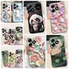 Чехол для Tecno Spark Go 2024 Tecno Spark 20c 20 Pop 8 Funda Эстетичный Мультяшный Панда Кролик Защита Камеры Матовый Мягкий Чехол