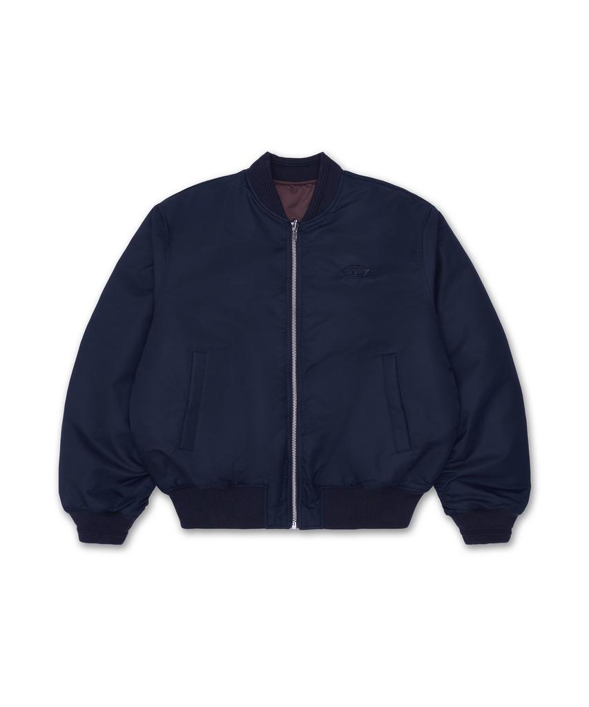 DIESEL W-Type-D1 Bomber Jacket - Navy:Brown