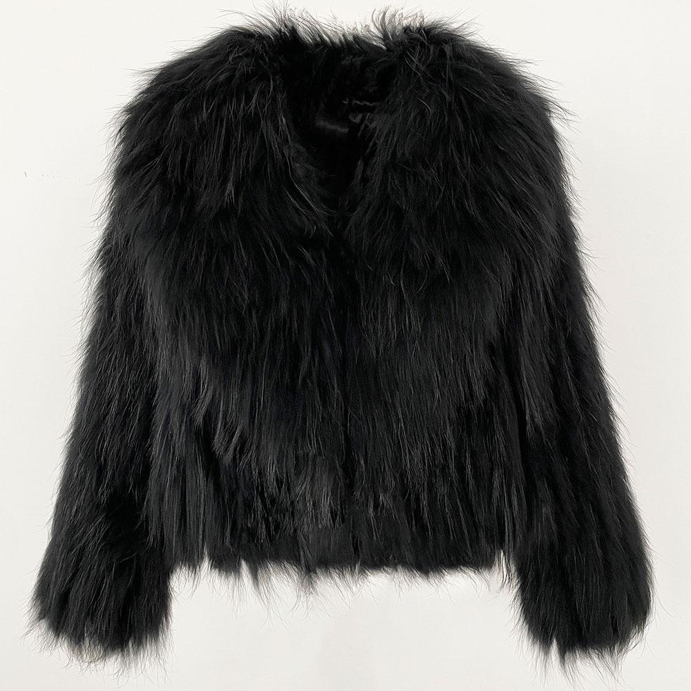 OFTBUY Осень-зима утолщенная теплая куртка с V-образным вырезом из натурального меха лисы, женская короткая куртка в корейском стиле