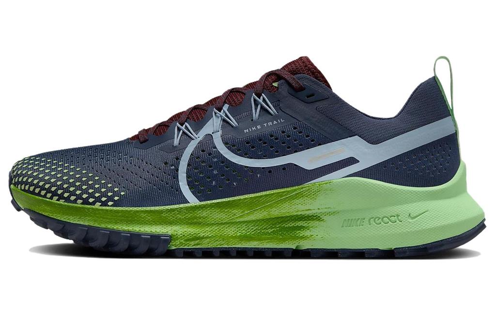 Nike React Pegasus Trail 4 Грозовой Синий Хлорофилл Парковый Зеленый Светлый Бронзовый Синий DJ6158-403