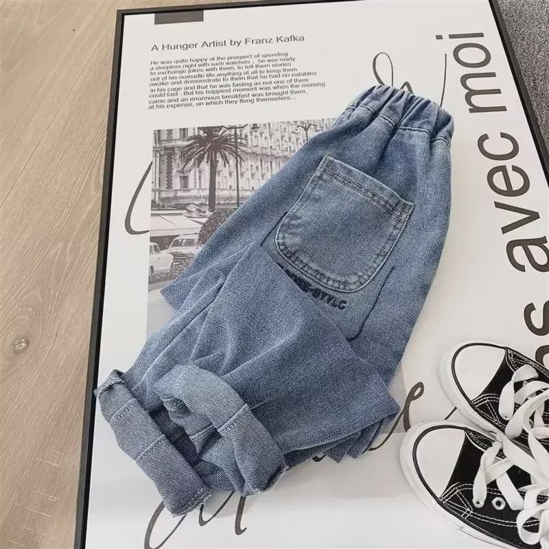 Весна 2024 Модные джинсы для мальчиков - Осенняя коллекция для детей среднего и старшего возраста
