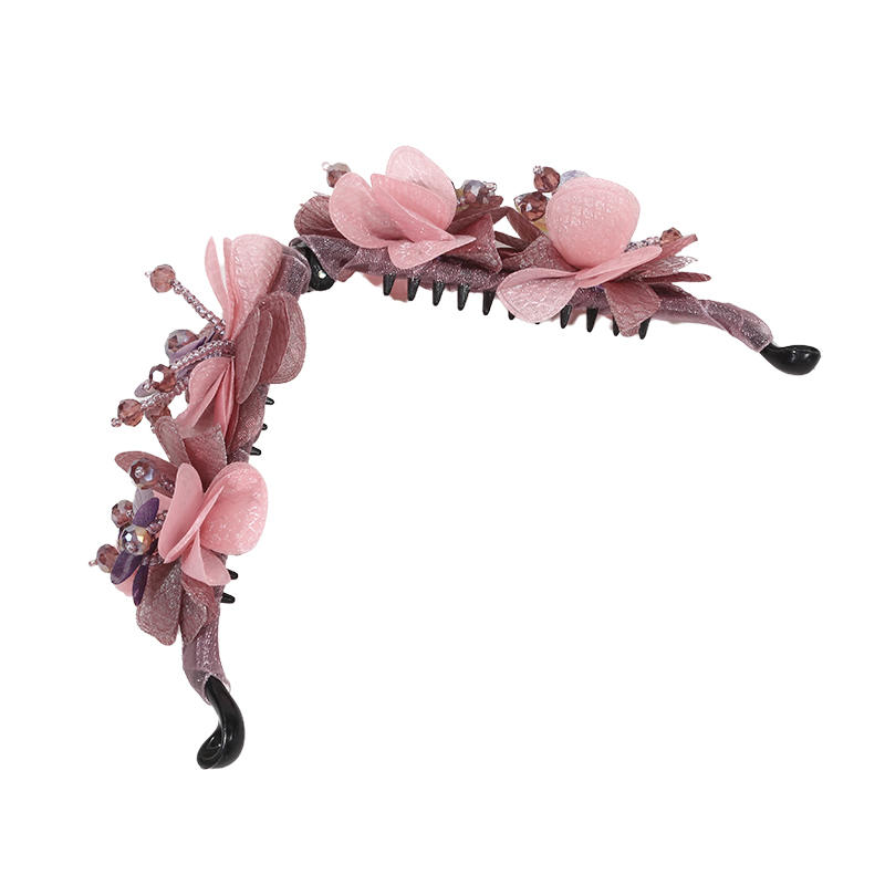 Цветочная заколка для волос держатель для хвостика прочный долговечный сильная фиксация плетение нескользящие французские заколки заколка-краб для прически