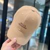 Корейская вышитая бейсболка с алфавитом для мужчин и женщин, для молодых пар, студентов, бейсболка с жестким верхом, японская ретро-солнцезащитная шляпа