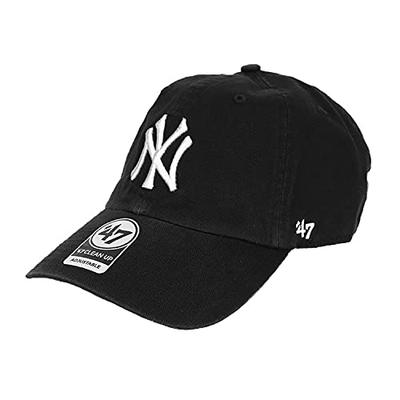 47 Кепка New York Yankees Clean Up, Мужская/Женская, Логотип NY, Низкопрофильная кепка, MLB, Черный/Белый