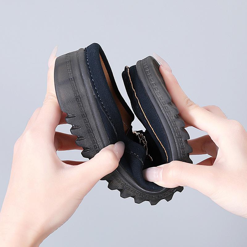 Женские тапочки на плоской подошве, мокасины для вождения, повседневные летние прогулочные туфли в стиле минимализма для мам, большой размер