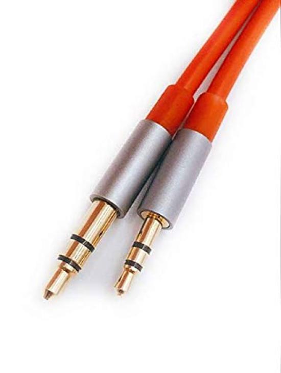 Мужской мужской переходник супер тонкий штекер позолоченный стерео AUX кабель WYVERN AUDIO 2.5 мм 3.5 мм (1.5м)
