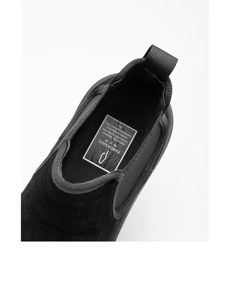 Men's Winter High-Top Velvet-Lined Martin Boots - Thick Sole Cotton Shoes