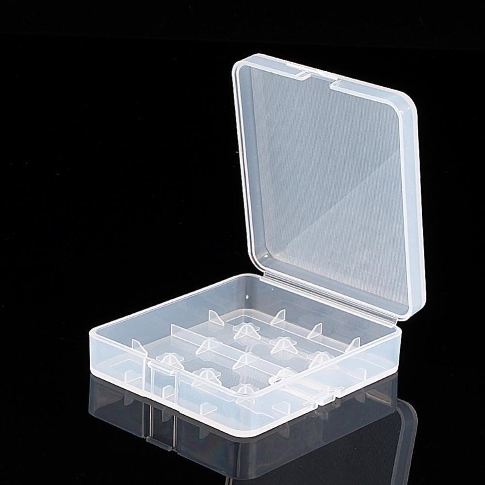 1pc 2/4x 18650 Battery Storage Box Hard Case Battery Power Bank Battery Holder Case Battery Storage
