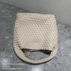 2022 Women's Woven Basket Tote Handbag - Fashionable Shoulder Bag