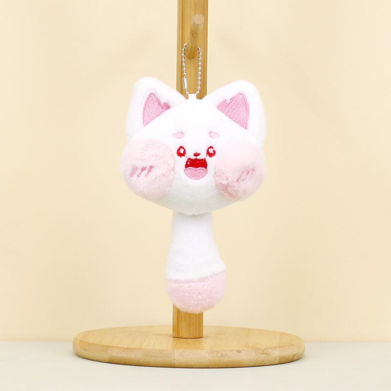 Adorable Long Tail Plush Cat Keychain Soft And Cuddly Short Plush Stuffed Toy