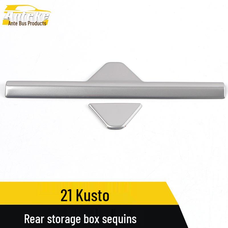 Kustu Rear and Third Row Storage Box Sequin Trim Accessories