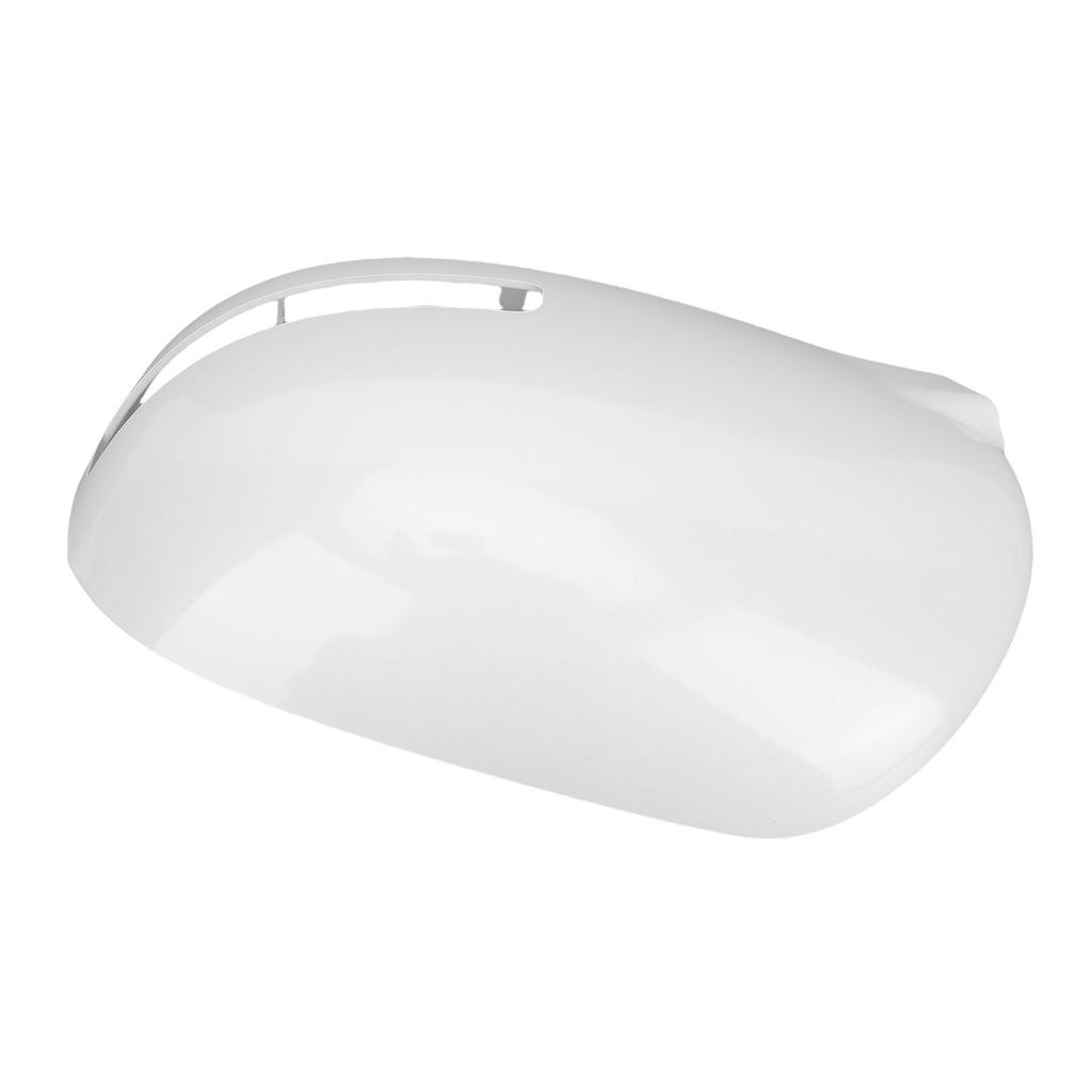 White Rearview Mirror Cover Cap With Turn Signal Hole Protective ABS Side Door Wing Mirror Cap Trim Replacement for