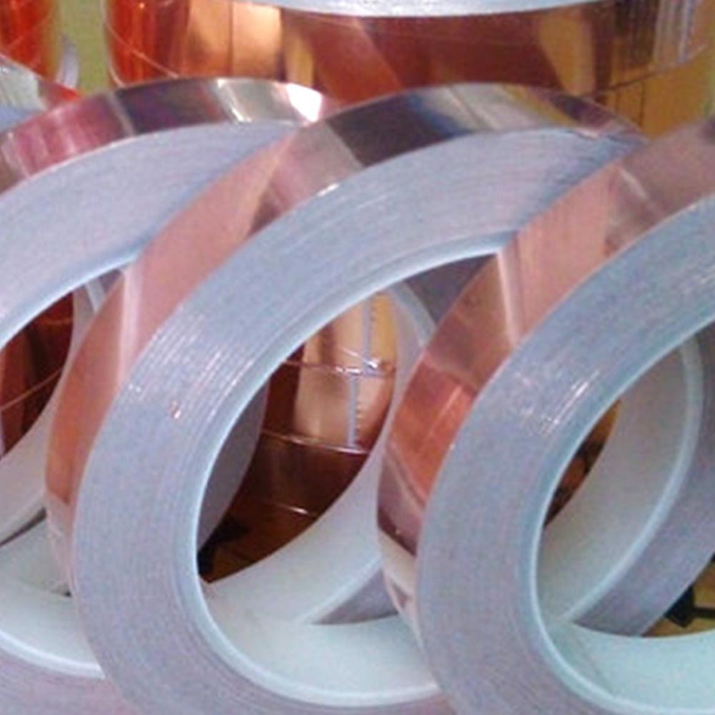 30/50/70 см медная фольга клейкая лента односторонняя проводящая улитка электромагнитное экранирование DIY цепи электрический ремонт ленты