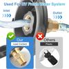 Large RV Marine Flange Threaded Water Inlet Connector with Brass Check Valve and Filter for Leak Prevention and Secure Water Flow Connection