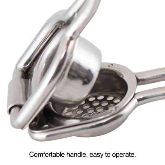 Пресс для чеснока, ручная дробилка для имбиря, нержавеющая сталь, давилка для чеснока и имбиря для домашней кухни