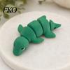 Stress Relief Toy Articulated Plesiosaur Figurine, 3D Printed Ornament with Movable Joints, Figurine Cute Mini Dinosaur Fidget for Home Office