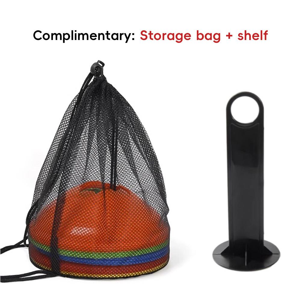 10 шт./компл. детский футбольный тренировочный инвентарь для профессиональных дисковых конусов, упражнения на ловкость, преодоление препятствий, спортивные тренировочные аксессуары