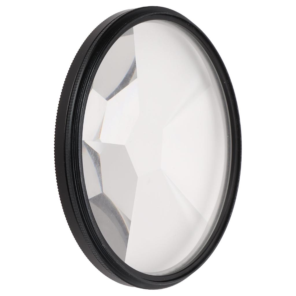 77mm Kaleidoscope Glass Prism Six Sided Effect Camera Filter Lens Split Repeating Image Camera SLR